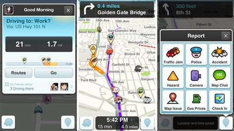 Waze .